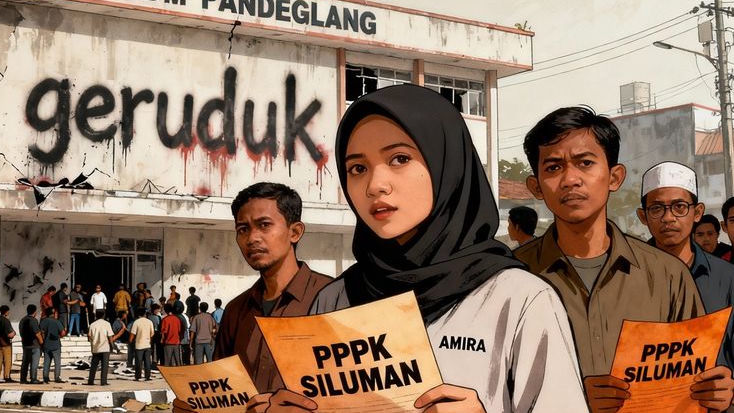 Heboh! 1.213 Calon PPPK Paruh Waktu Diduga Siluman, AMIRA Geruduk BKPSDM Pandeglang