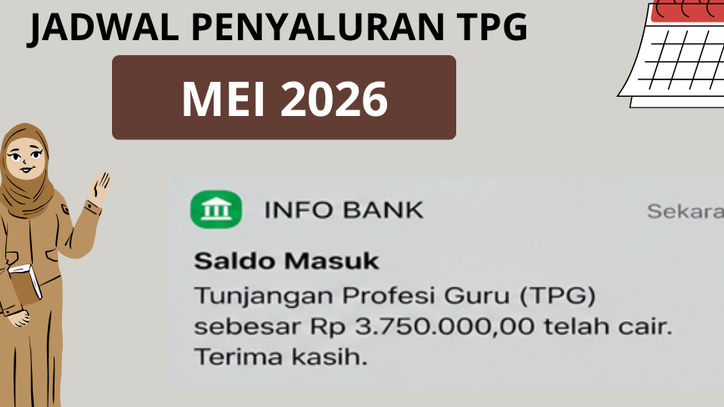 Jadwal Penyaluran TPG Bulanan Mei 2026, Guru Wajib Cek Status SKTP