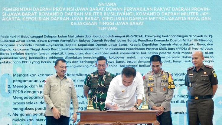 Kick Off PPDB Jabar 2024, Bey Machmudin: Tak Ada 'Titip Titipan'