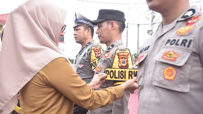 Bupati Indah Hadiri Deklrasi Polisi RW oleh Polres Luwu Utara