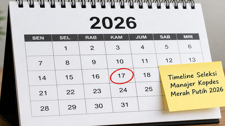 Update Terbaru! Timeline Seleksi Manajer Kopdes Merah Putih 2026 Resmi Berubah