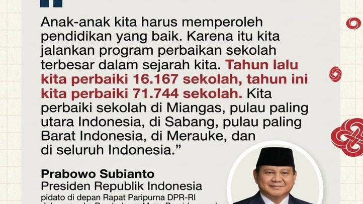 Percepat Revitalisasi Sekolah, Pemerintah Targetkan Pemerataan Kualitas Pendidikan dan Penguatan Ekonomi Lokal