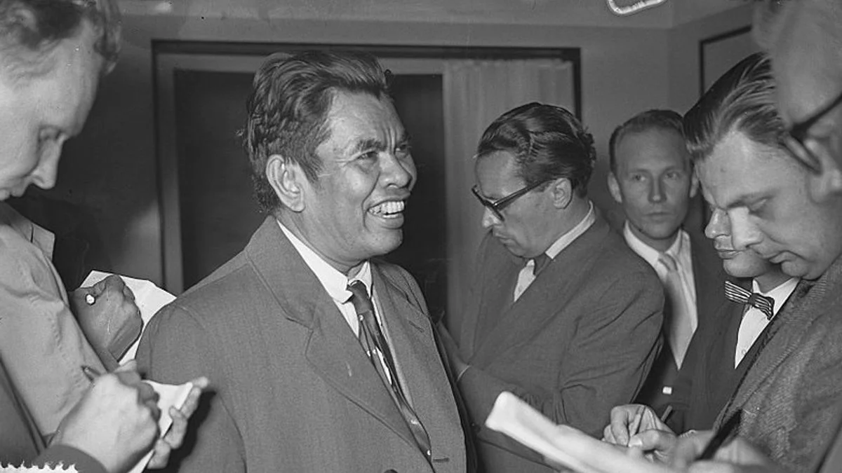Mohammad Yamin, tokoh pergerakan nasional yang berperan dalam perumusan naskah Sumpah Pemuda (Foto: Wikimedia Commons).