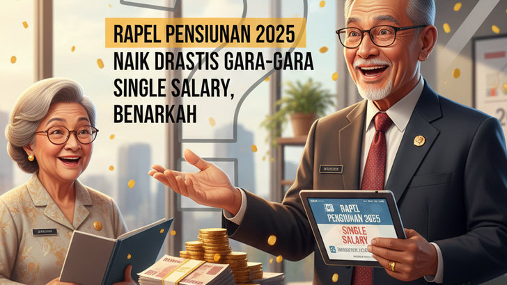 Ramai Isu Rapel Pensiunan 2025 Naik Drastis Gara-Gara Single Salary, Ini Klarifikasi Taspen!