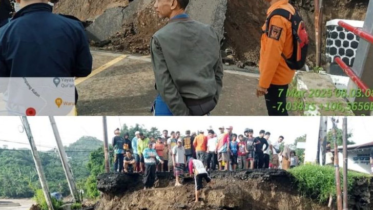 BPBD Jabar Gerak Cepat Tangani Longsor di Sukabumi, 7 Orang Masih Hilang