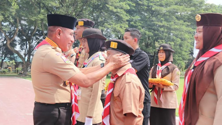 Buka Raimuna Daerah Gerakan Pramuka Sumut VIII di Langkat, Gubernur Edy Rahmayadi Berharap Perkuat Komponen Bela Negara