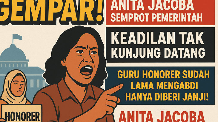 GEMPAR! Anita Jacoba Semprot Pemerintah, Keadilan Tak Kunjung Datang, Guru Honorer Sudah Lama Mengabdi Hanya Diberi Janji!