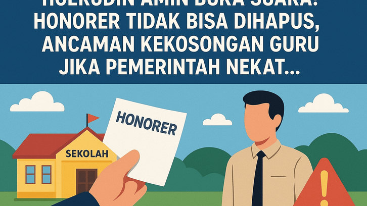 Hoerudin Amin Buka Suara! Honorer Tidak Bisa Dihapus, Ancaman Kekosongan Guru Jika Pemerintah Nekat