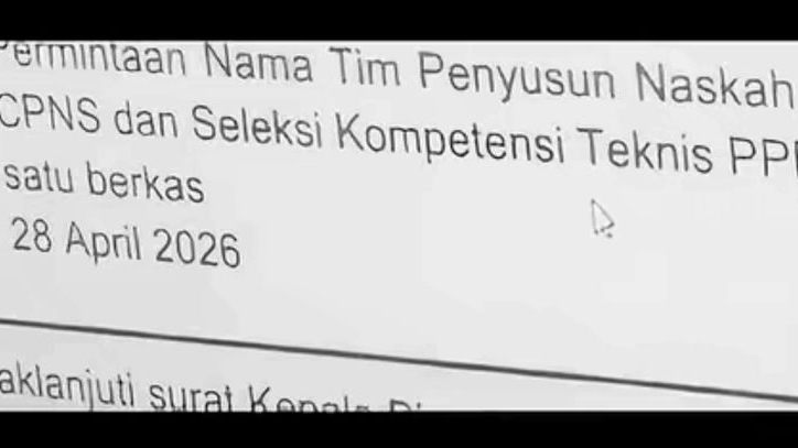 Beredar Bocoran Surat Seleksi CPNS dan PPPK 2026, Tahap Penyusunan Naskah Dimulai
