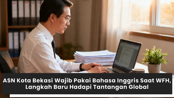 ASN Kota Bekasi Wajib Pakai Bahasa Inggris Saat WFH, Langkah Baru Hadapi Tantangan Global