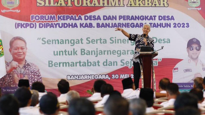 Genjot Penurunan Stunting, Kemiskinan Ekstrem hingga Optimalisasi Anggaran, Ini Pesan Ganjar untuk Kades