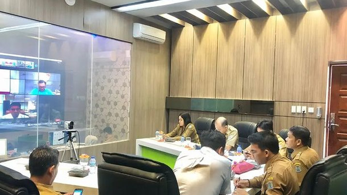 Bersama Mendagri, Pemko Binjai Ikuti Rakor Pengendalian Inflasi Tahun 2023