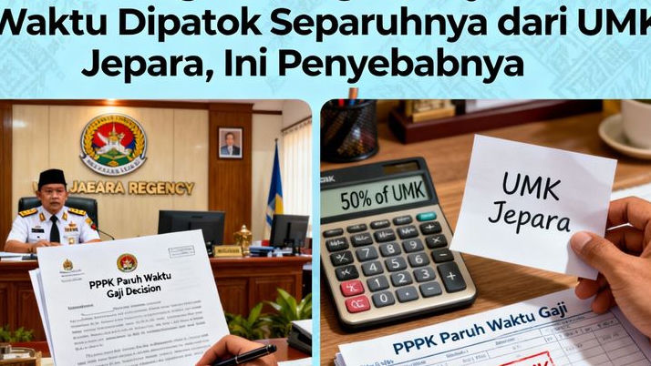Pemkab Angkat Tangan, Gaji PPPK Paruh Waktu Dipatok Separuhnya Dari UMK Jepara, Ini Penyebabnya!