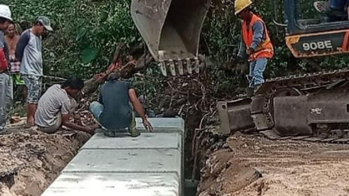 Pemkot Parepare Benahi Drainase di Jalan Pemuda