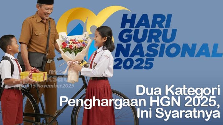 Anugerah Guru 2025 dan Apresiasi GTK, Dua Kategori Penghargaan Hari Guru Nasional 2025, Apa Saja Syaratnya?