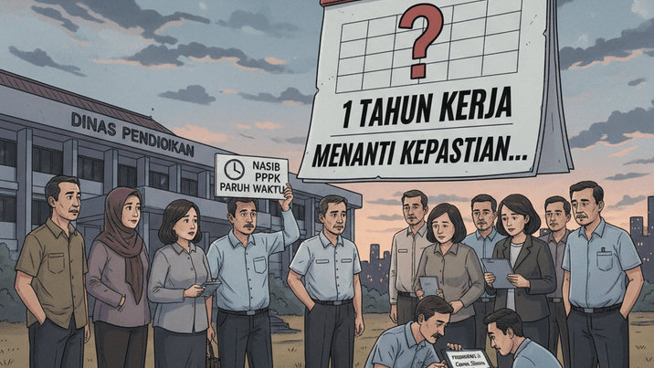 Nasib PPPK Paruh Waktu Setelah Setahun Bekerja, Banyak yang Cemas Menunggu Kepastian