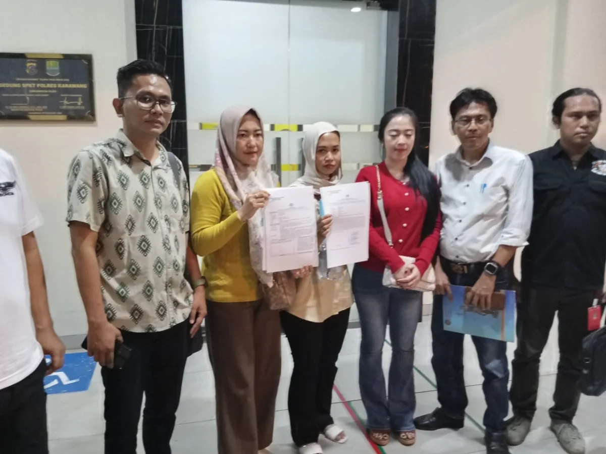 Agnes Mengaku Diintimidasi Sekelompok Orang Bawa Sajam, LBH Laporkan ke Polresta Karawang. (POJOKSATU.id)