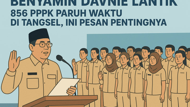 Benyamin Davnie Lantik 856 PPPK Paruh Waktu di Tangsel, Ini Pesan Pentingnya