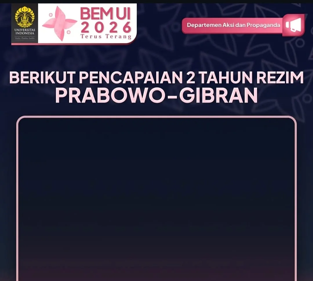 BEM Universitas Indonesia sindir Prabowo-Gibran