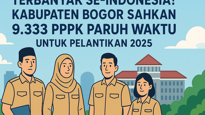 Terbanyak se-Indonesia! Kabupaten Bogor Sahkan 9.333 PPPK Paruh Waktu untuk Pelantikan 2025