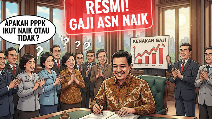 Gaji PPPK Jadi Sorotan Usai Gaji ASN Naik Sesuai Perpres 79/2025, Apakah Ikut Naik atau Tidak?