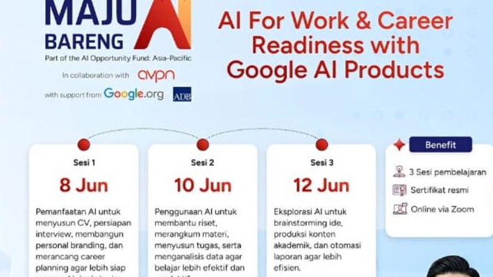 Akselerasi Kesiapan Kerja Dunia Digital, Hacktiv8 Gelar Pelatihan AI Gratis Maju Bareng AI