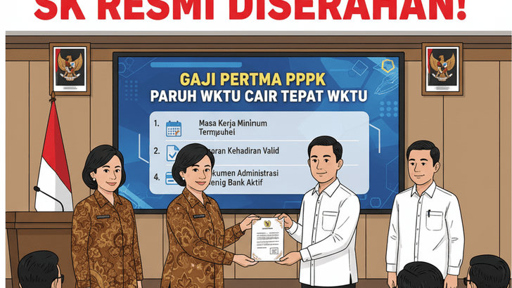 SK Resmi Diserahkan! Ini 4 Syarat agar Gaji Pertama PPPK Paruh Waktu Bisa Cair Tepat Waktu