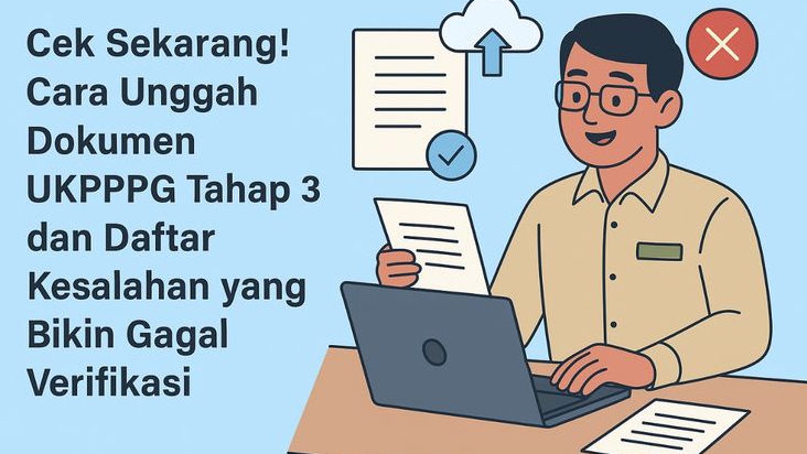 Cek Sekarang! Cara Unggah Dokumen UKPPPG Tahap 3 dan Daftar Kesalahan yang Bikin Gagal Verifikasi!