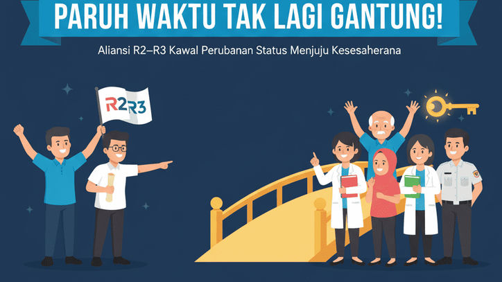 Paruh Waktu Tak Lagi Gantung! Aliansi R2–R3 Kawal Perubahan Status Menuju Kesejahteraan