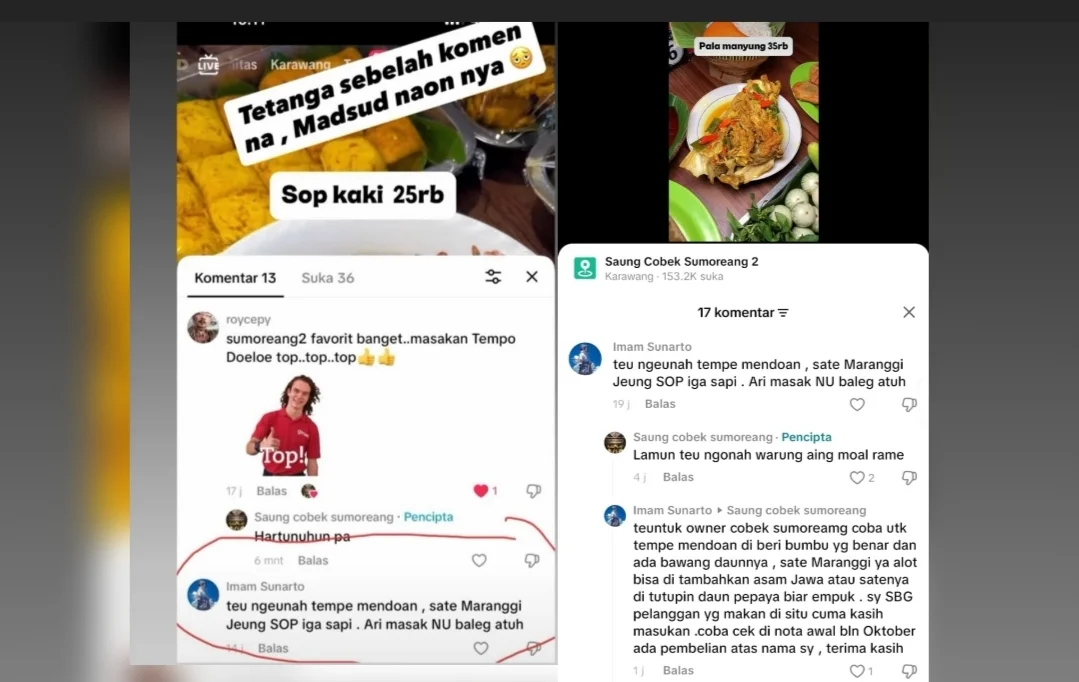 Saling Terseret Gara-Gara Review Kuliner, Saung Berkah Gurame Minta Klarifikasi. (POJOKSATU.id)
