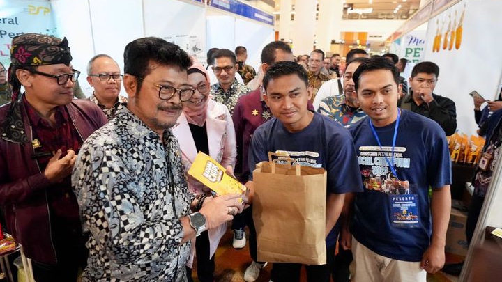 Malam Puncak Sarasehan Petani Milenial, Mentan : Kolaborasi Jadi Kunci Bisnis Pertanian