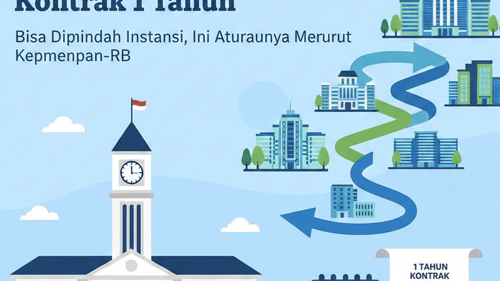 Mulai 2026! PPPK Paruh Waktu Kontrak 1 Tahun dan  Bisa Dipindah Instansi, Ini Aturannya Menurut Kepmenpan-RB