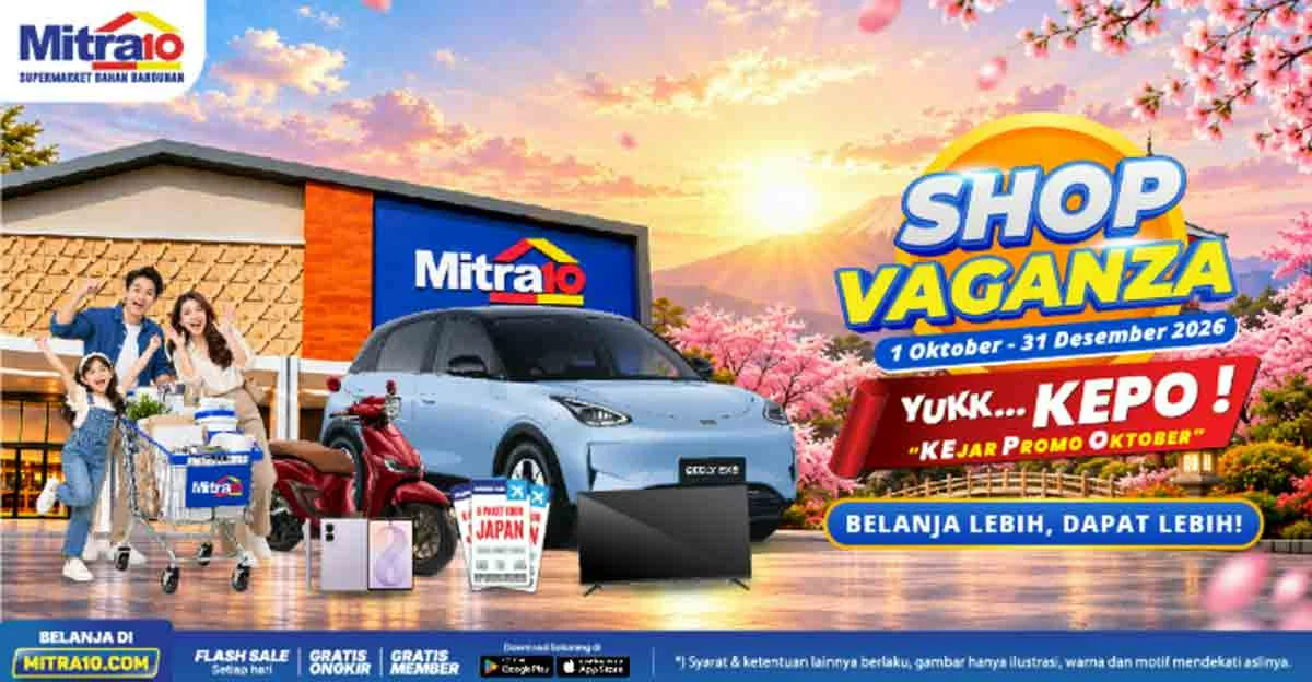 Undian berhadiah Shopvaganza Mitra10 2026