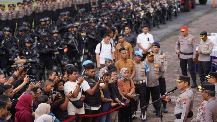 Polda Riau Luncurkan Tim Raga Lawan Geng Motor dan Premanisme