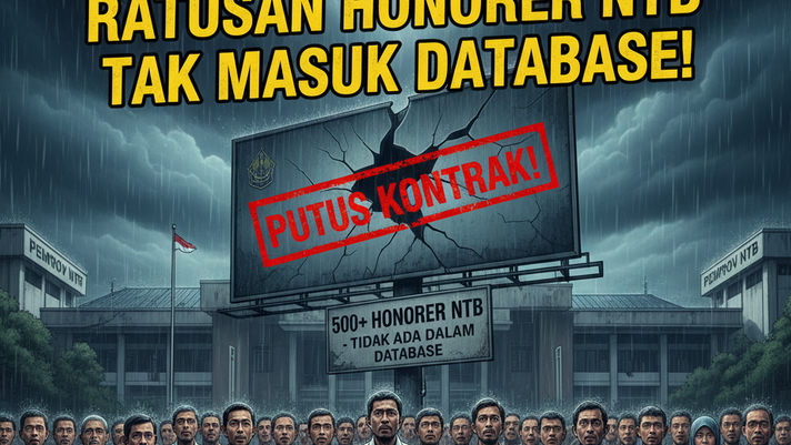 Ratusan Honorer NTB Ternyata Tak Masuk Database, Siap-Siap Putus Kontrak!