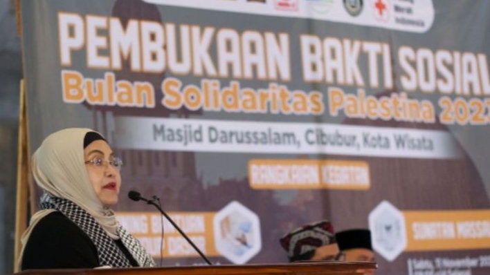 November Bulan Penting Bagi Palestina: Siti Fadilah Supari Buka Baksos BSP 2023
