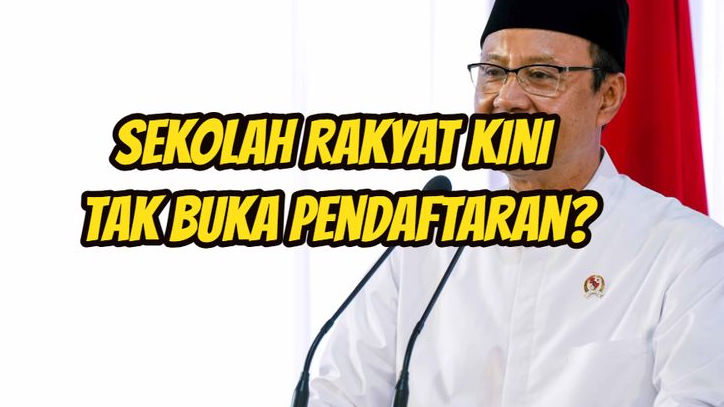 Bingung! Pendaftaran Sekolah Rakyat 2026 Resmi Ditiadakan, Ternyata Ini Cara Baru Pemerintah Pilih Siswa!