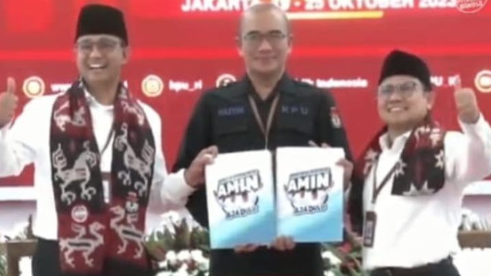Pasangan AMIN Resmi Daftar ke KPU, Anies Baswedan Langsung Minta Maaf Karena Terlambat