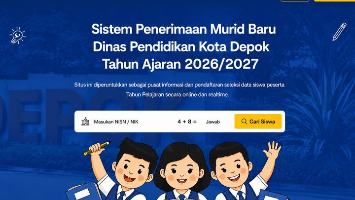 SPMB Kota Depok Tahun Ajaran 2026-2027 Resmi Dimulai, Ini Jadwal Lengkap dari Pra Pendaftaran hingga MPLS