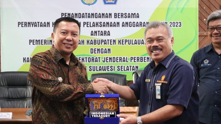 Bupati Basli Ali dan Kanwil DJP Sulsel  Satukan Tekad dan Komitmen Terkait Pegelolaan Keuangan Tahun 2023