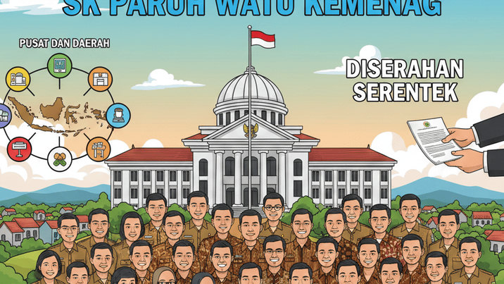 Update! Pelantikan PPPK Tahap II, SK Paruh Waktu Kemenag Diserahkan Serentak di Pusat dan Daerah, Ini Penjelasannya