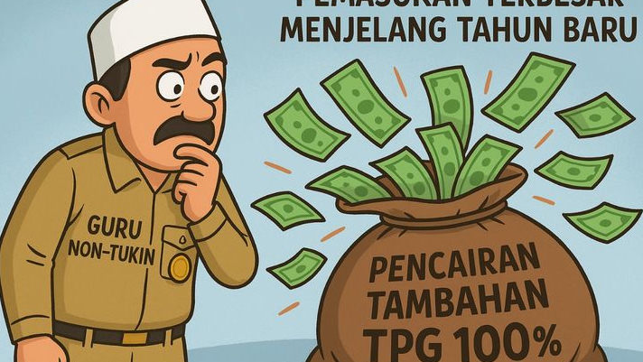 Tambahan TPG 100 Persen Jadi ‘Bonus Besar’ Jelang Tahun Baru bagi Guru Non-Tukin