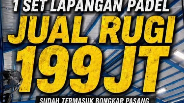 Geger! Bisnis Olahraga Viral Padel Tumbang? Harga Lapangannya Kini Obral Rugi Drastis!