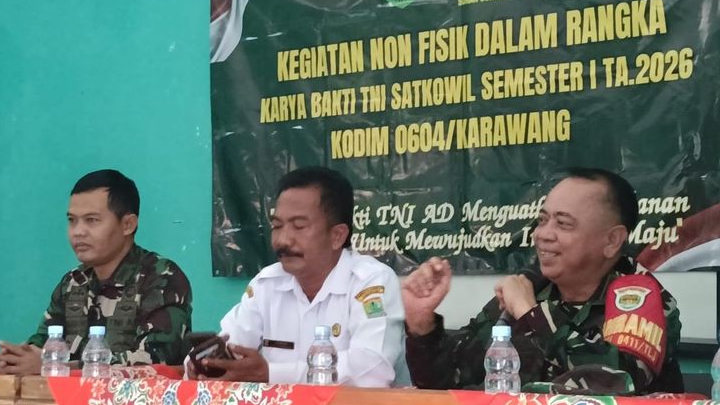 Karya Bakti TNI 2026 di Ciampel Fokus Bedah Rumah dan Infrastruktur Desa