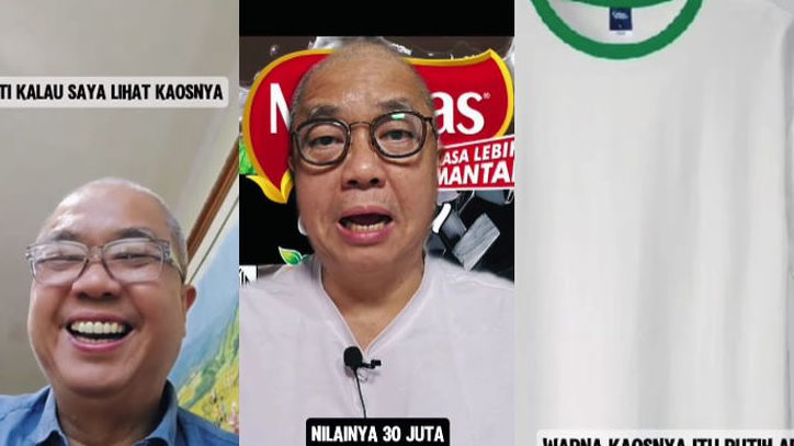 HEBOH Perburuan KAOS MARIMAS Tahun 1995, Disayembarakan Harjanto Halim, HADIAH Rp30 Juta bagi yang PERTAMA MENEMUKAN, Begini Desainnya