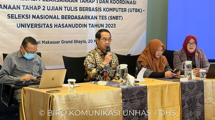 Unhas Gelar Rapat Evaluasi Pelaksanaan UTBK-SNBT Tahap I dan Persiapan Ujian Tahap II