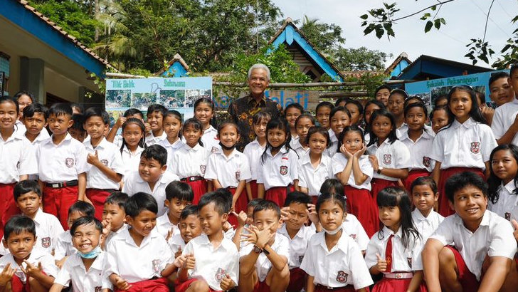 Ganjar Wujudkan Keinginan Siswa SD di Republik Anak Kenalan Magelang
