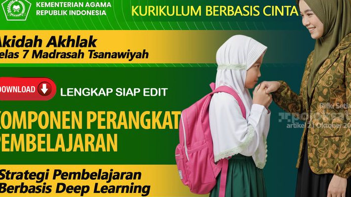 PERANGKAT PEMBELAJARAN Lengkap AKIDAH AKHLAK Kelas 7 Deep Learning Kurikulum Berbasis Cinta – DI SINI Bisa Diunduh Gratis dan SIAP EDIT