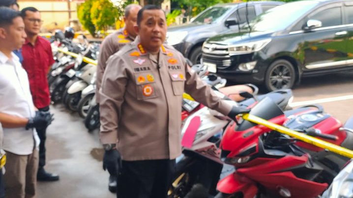 Satreskrim Polresta Cirebon Amankan 23 Motor Curian, dari Hasil pengungkapan 11 kasus perkara