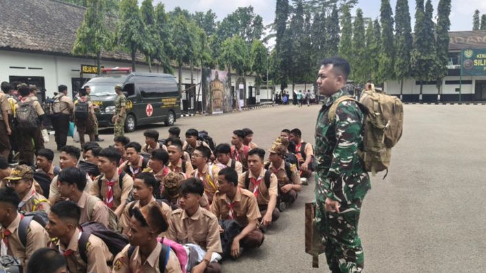 40 Santri Karawang Dikirim ke Bandung, Digembleng Jadi Kadet Bela Negara